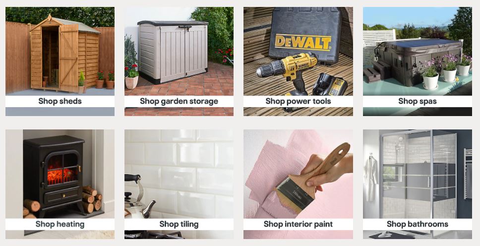 B&Q Homepage