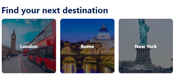 Expedia Homepage