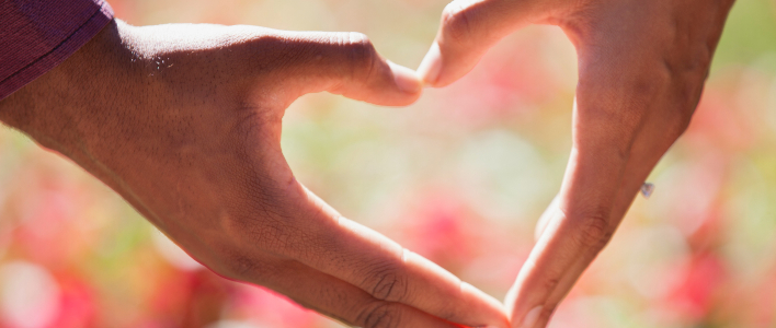 hands making a heart